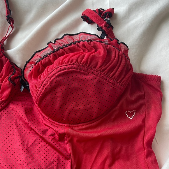 SOLD-Red Sheer Lingerie - Picture 9 of 9